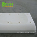 CNC uhmw PE যান্ত্রিক স্কিড প্লেটফর্ম প্লাস্টিকের অংশ